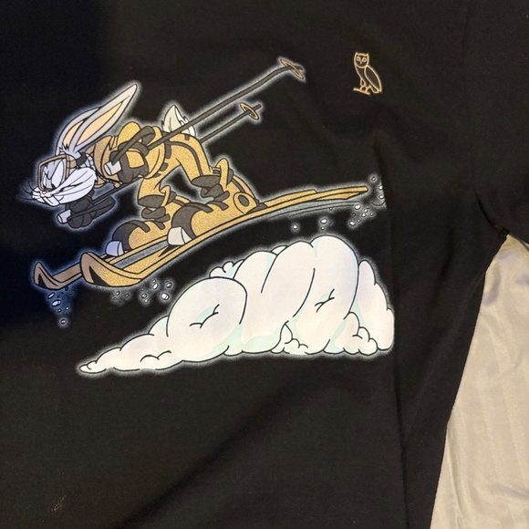 OVO x Looney Tunes Bugs Bunny Ski T-Shirt size small - Picture 3 of 3